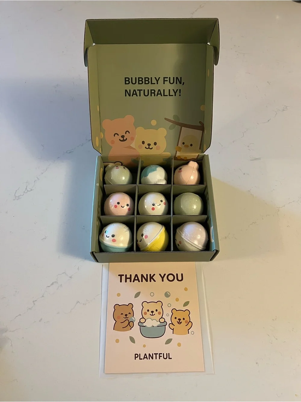 Plantful Bear Bombs Kids Bath Bombs